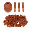 Nail Art Training Practice Finger Bendable Joints False Nail Tips Finger Mannequin with BaseBrown