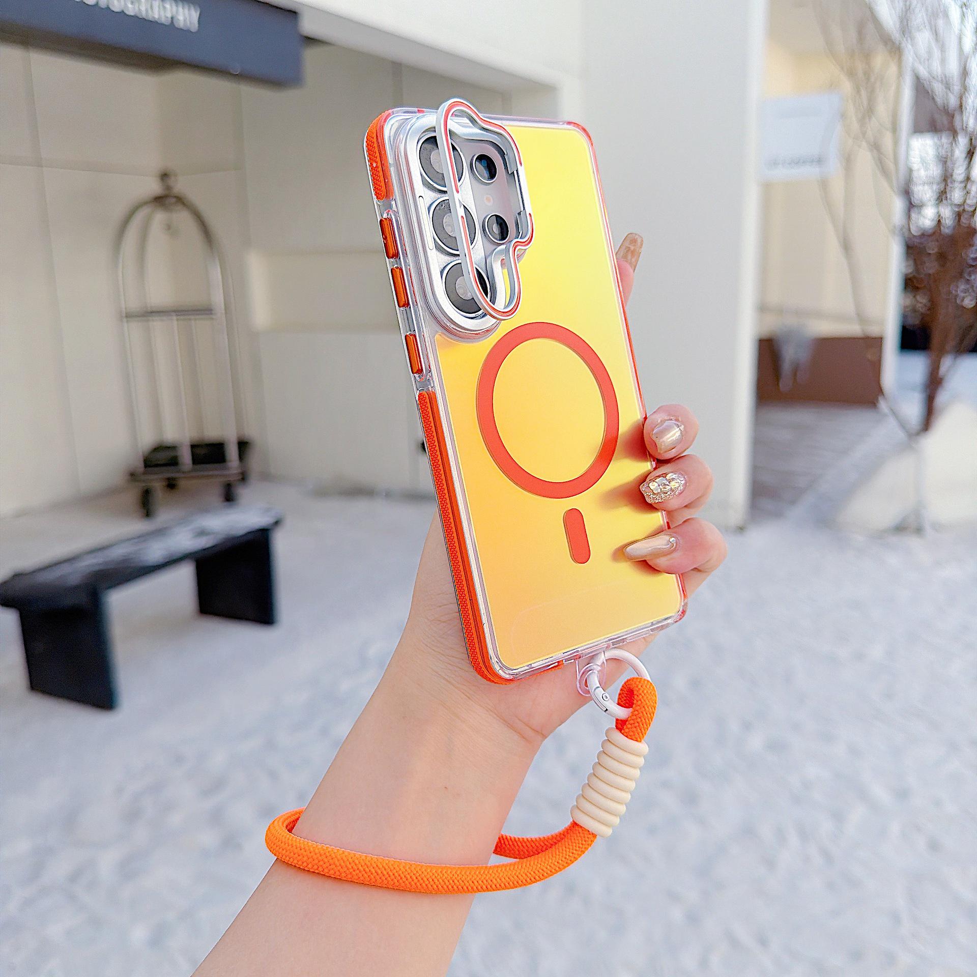 

Compatible with Samsung S26 Ultra Color-Changing Dragon Camera Mount, S24Plus Case, S23 Cover S23 PLUS