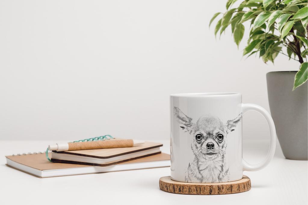 Chihuahua Short-haired, Chihuahua Smooth - Cup with a Dog, Personalized Cup with a Print, a Classic Gift for Everyone from the Art-Dog Brand