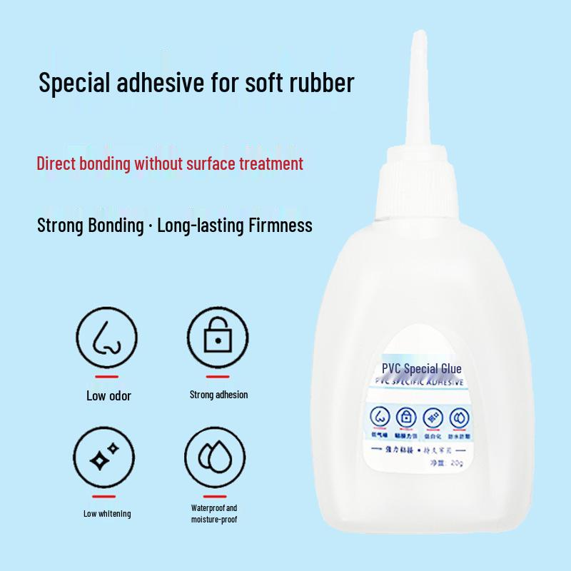 Fast-Drying Strong Adhesive for PVC, Rubber, Acrylic, Plastic & DIY Phone Cases