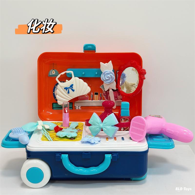 Kids Role Playing Pretend Play Simulation Educational Suitcase Toy For Children