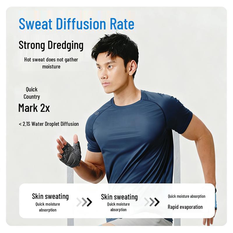 JD Original 100 Ultralight Quick-Dry Men's Sports T-Shirt