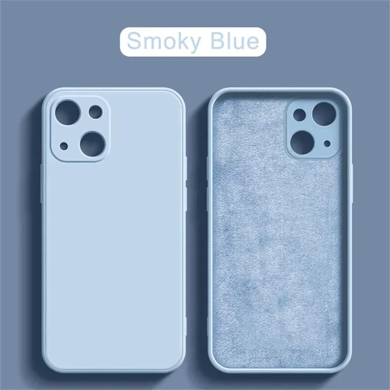 Fashion colorful Liquid Silicone Case For iPhone 16 15 14 13 12 11 Pro Max  X XR XS Case For iPhone 16 7 8 Plus SE  Cover