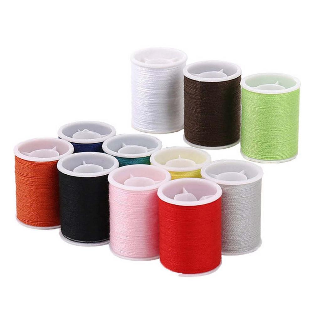 11 assortierte Farben Nähgarn Garn für Hand- und Maschinenstickerei,