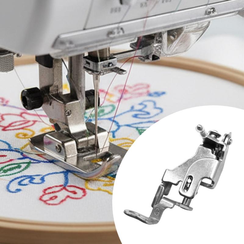 Long Sewing Machine Presser Foot High Accuracy Quilting Attachment Solid Metal Builds Expert Crafting Tool