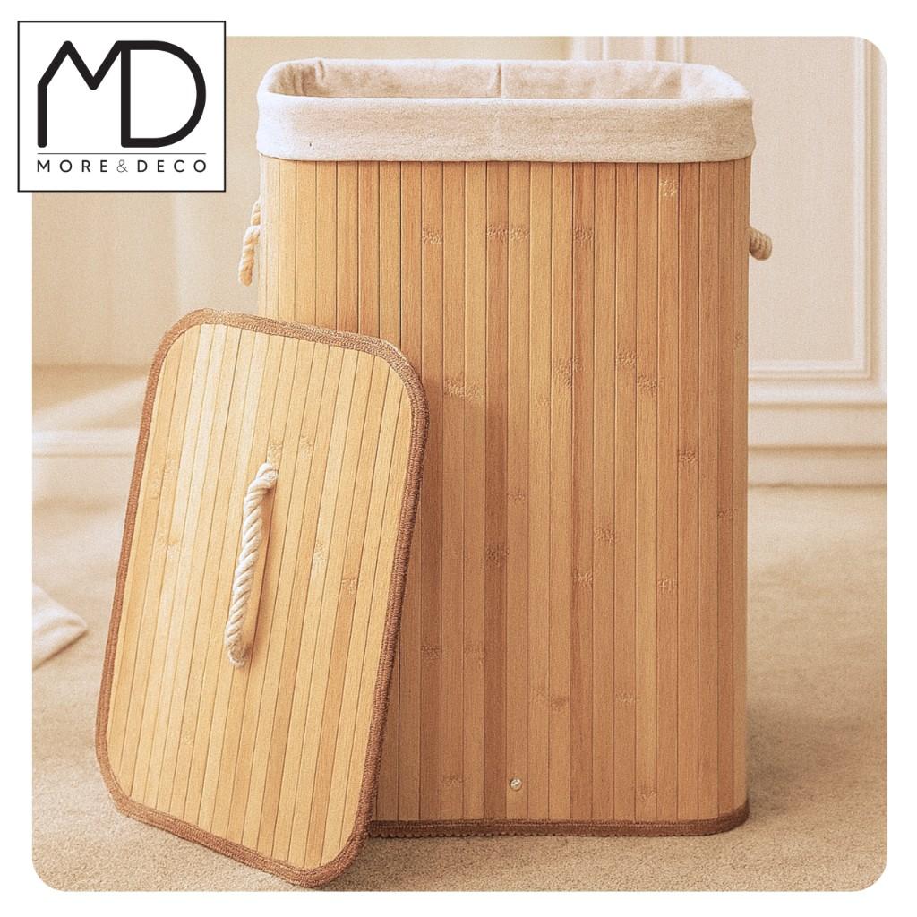 Πτυσσόμενο καλάθι απλύτων από μπαμπού, παιχνίδια, εσώρουχα, μεγάλος οργάνωσης