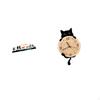 Deer Wall Clock Sculpture Hanging Decor for Garden Fence Outdoor Indoor Porch Office ’S Room