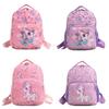 Unicorn Cartoon Printed Backpack Nylon Construction Suitable For Children Daily