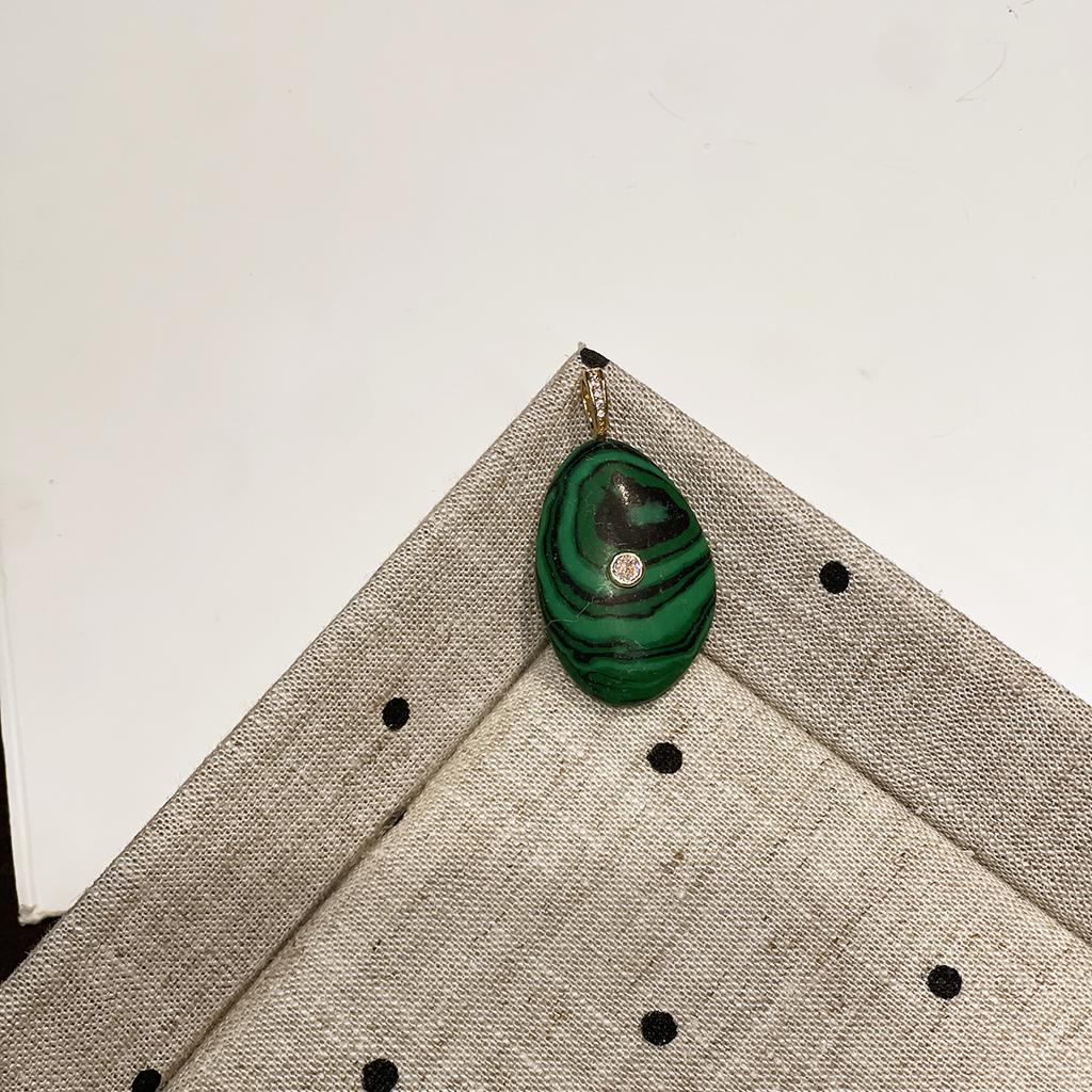 1Pc Natural Stone Teardrop Pendant Inlaid Rhinestone Golden Plated Bail Gem Charm for DIY Necklace Jewelry Making Supplies