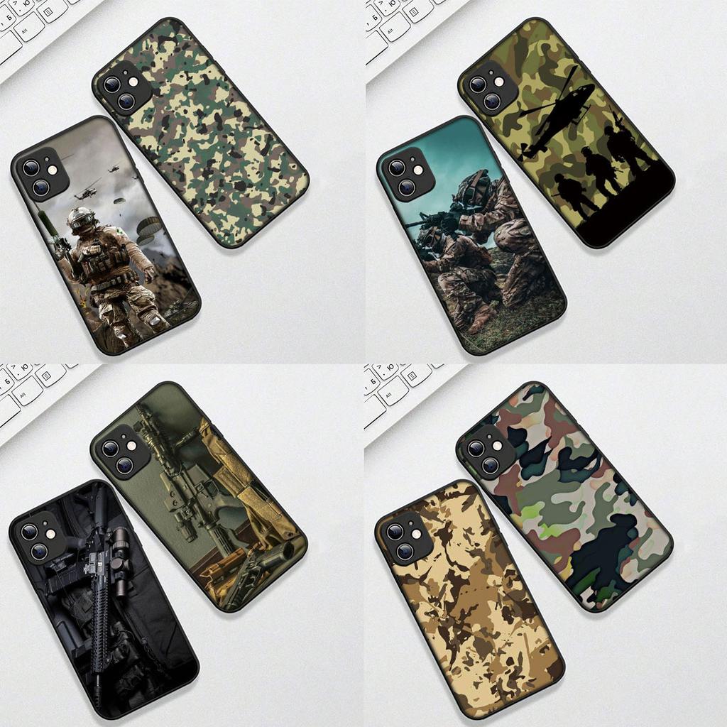 for Motorola Moto G86 G57 E14 E15 G14 G34 G67 G84 G24 A54 G15 Power E22 Phone Case Camo Military Army Camouflage Special Forces