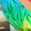 50yards Colorful Pom-Pom Lace Mini Pompom Ball Decoration Lace Ribbon for Scarf DIY Sewing Curtain Clothes Pillow Decor Trim