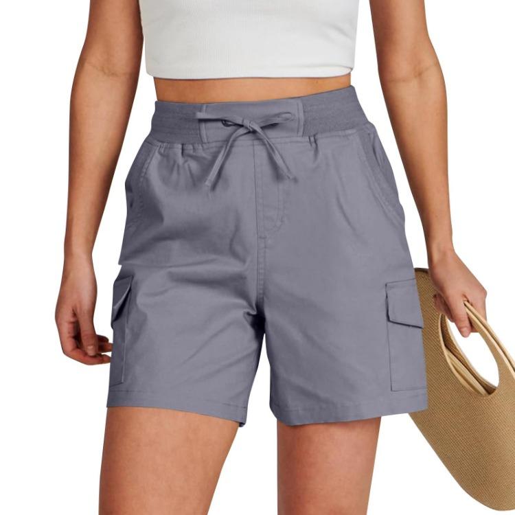 Women High Waist Summer Cargo Shorts Casual Formal Outdoor Hiking Fashion Shorts