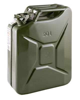 STEEL CANISTER GREEN RAL 6003 20L - GE M 20L
