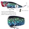 Fishing Lures Topwater Floating Popper Lure with Hooks Crankbait Bass Fishing Lures Baits