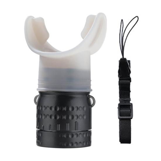 

Портативный тренажер для дыхания с регулируемым сопротивлением для мужчин и женщин, тренажер для мышц рта и легких чёрный