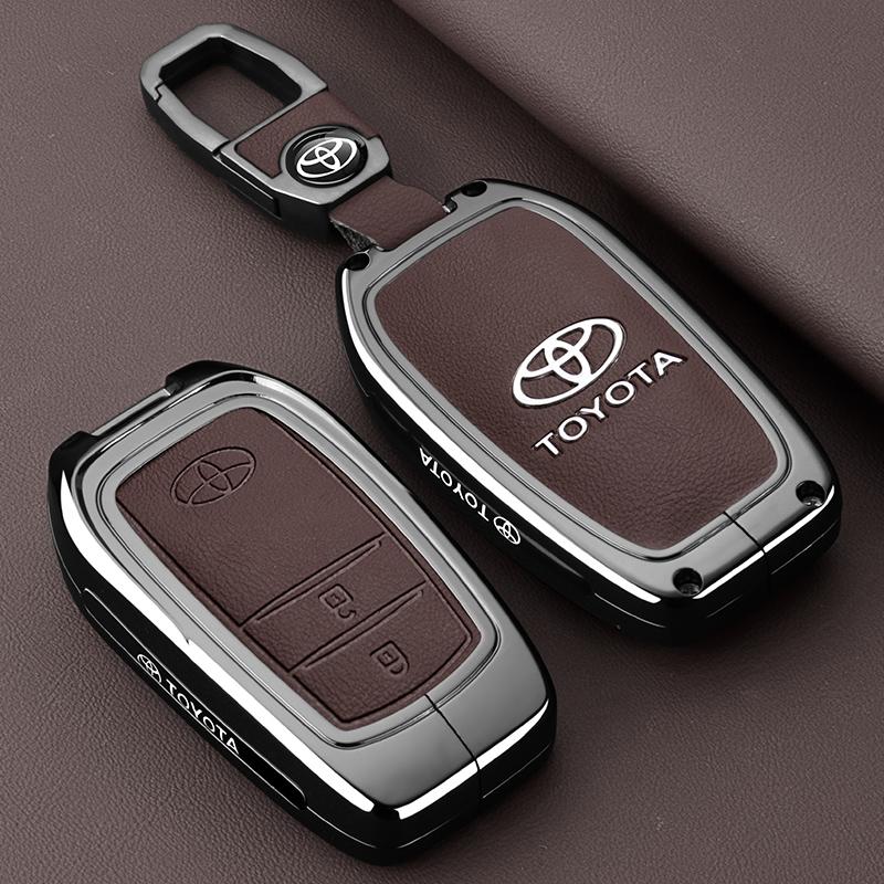 ACS2 Key Fob Cover Case Compatible with Toyota RAV4 Prime Corolla Cross Tundra Grand Highlander Venza Sienna Land Cruiser Fortuner