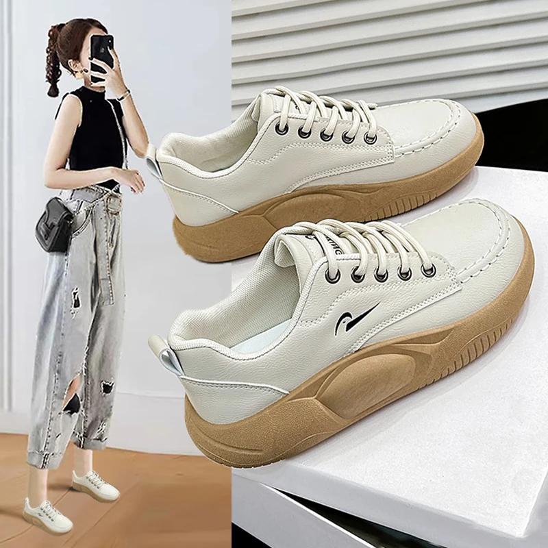 Women's Sneakers  Spring New Arrivals Ladies Casual Sports Running Shoes Designer Lace-up Trainers Vulcanized Shoes Woman