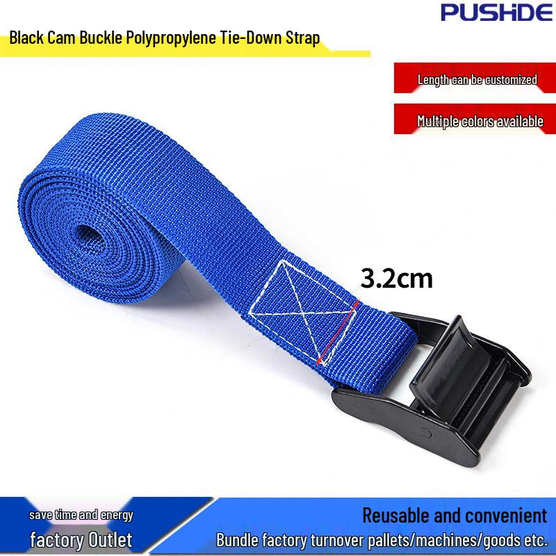 Zinc Alloy Cam Buckle Polypropylene Strap for Cargo Tie-Down