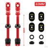2 Pieces Tubeless Valve Stem Presta 65mm for Road Bike Most Rims