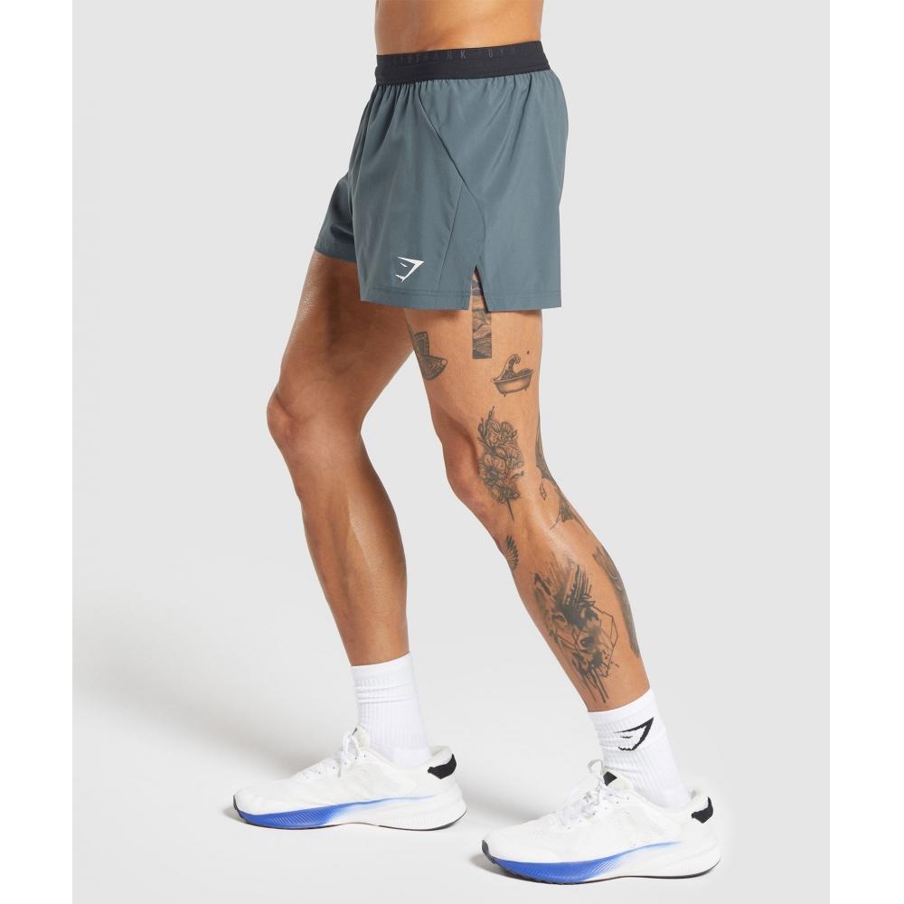 

Шорты GYMSHARK Sport Run 3 Титановый синий A2A8L UCMQ 3XL