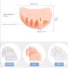 Silicone Toe Separator Pain Relief Forefoot Socks Hallux Valgus Bunion Corrector Orthotics Protector Pedicure Foot Care Tools