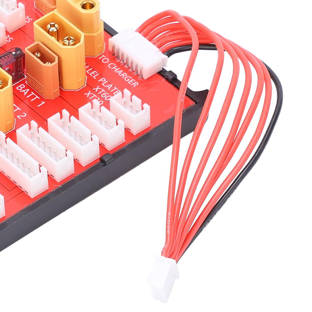 XT60+XT30 2 in 1 Parallel Charging Board Supports 4 Packs 2S6S Lipo Battery for RC Models Spare Part