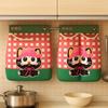 2Pcs Wall Mounted Garbage Bag Holder Large Capacity Underwear Socks Storage Bag  Clothes