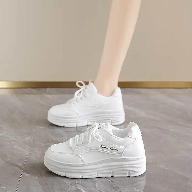 Fashion Thick Sole Height Increasing Green Heels For Women Oxford White Heel Shoes For Women Shoes Husband Shoes Sneakers Sport