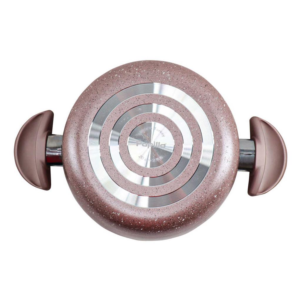 Buy Papilla Argos Tuscany Pink 7 Piece Granite Pan and Pot Set at