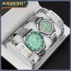 Couple's Waterproof Quartz Wristwatch Set for Men and Women