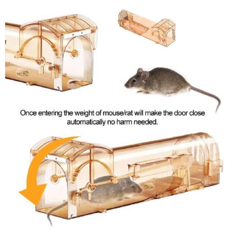 No Mouse Trap Kill The Mice Pets And Children Friendly Rodent Trap Secure Brown