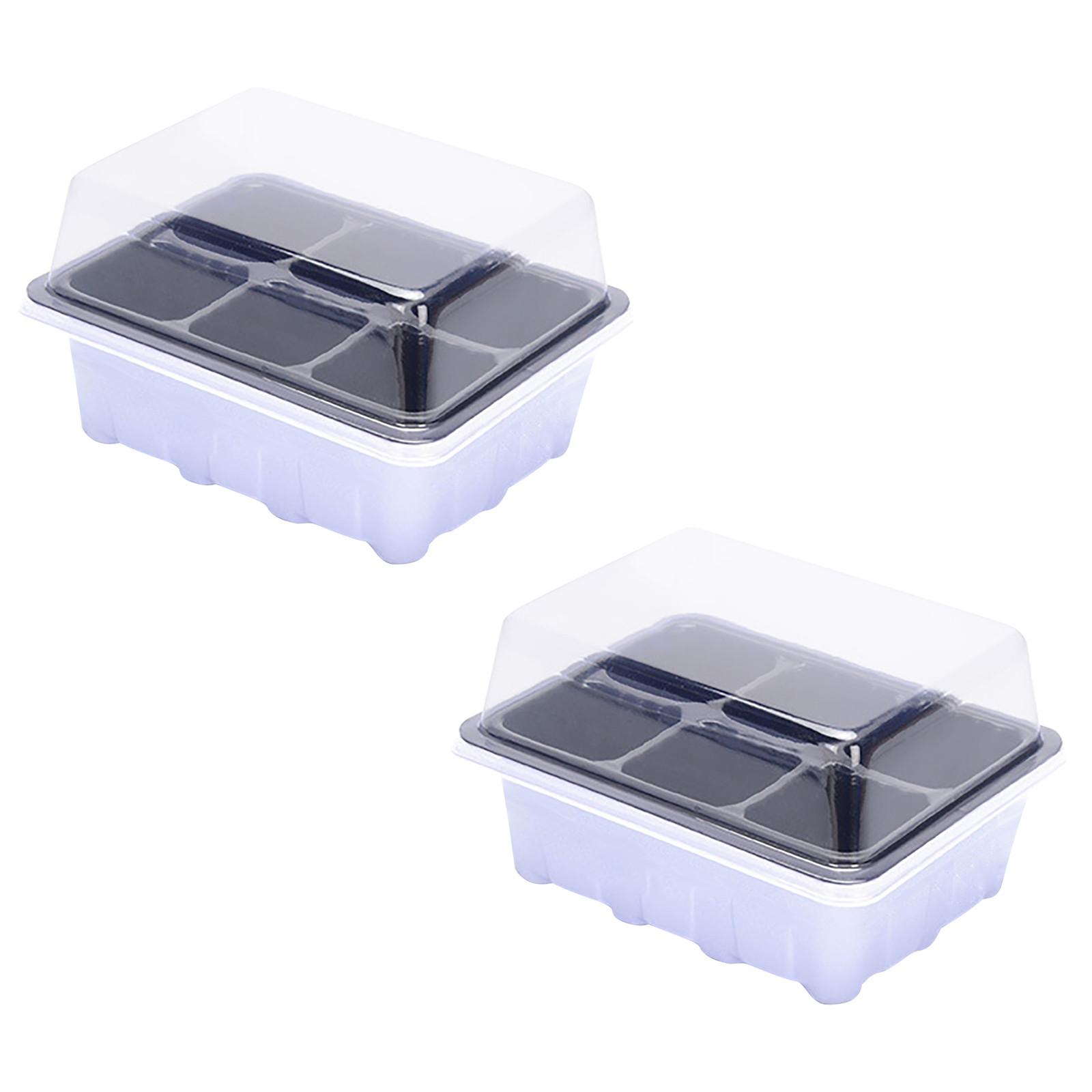 

Бокс для размножения в помещении Набор для размножения в теплице Лоток с крышкой 1/2/5 шт. белый