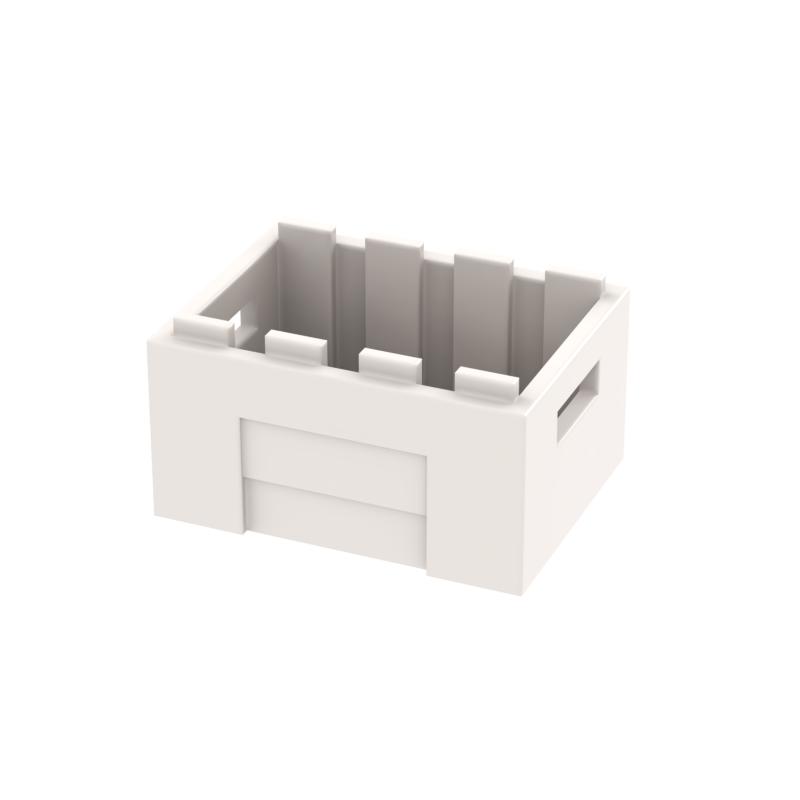 Custom Creation Brick Parts 30150 Container Crate with Handholds Traditional Piece Fits with All Brands Creating Block Toy Accessory