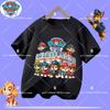 New Paw Patrol Children's Short Sleeve, Boys' Sports Shirt, Girls' Casual Top, Summer Cartoon Print