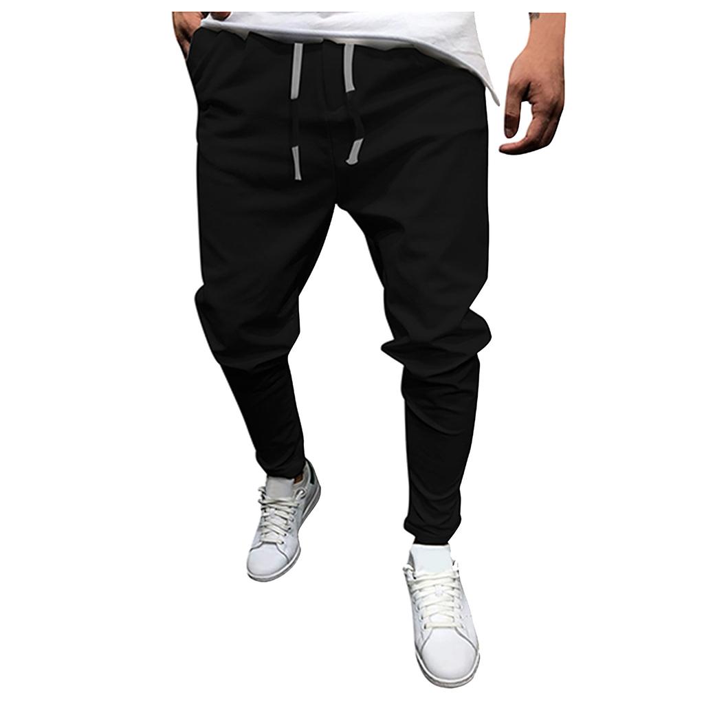 Casual Sports Pants Men's Loose Leggings Long Panel Fitness Running Training Pants