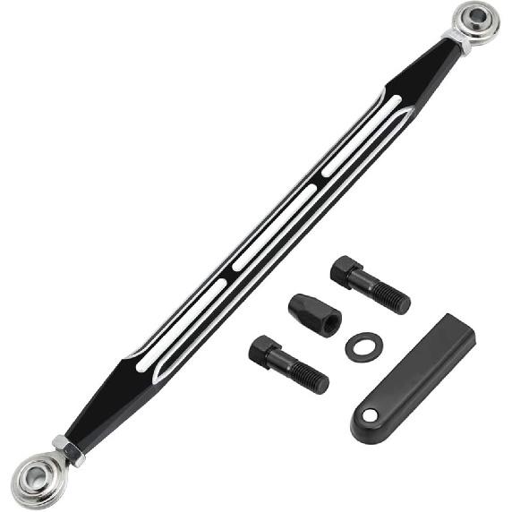 

Shift Linkage Gear Shifter Levers for Harley Touring Electra Street Road Wide Tour Glide Road King Trike(Bevel&Black) Bevel & Black