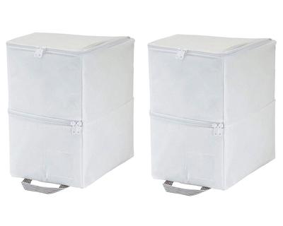 Towa Sangyo MSC 2-Way Multi-Purpose Closet Storage for Clothes and Accessories, Set of 2