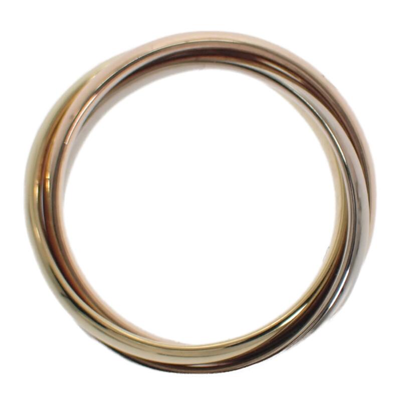 CARTIER  B4235149 #9(JP Size) ring K18 white gold/K18 yellow gold Women