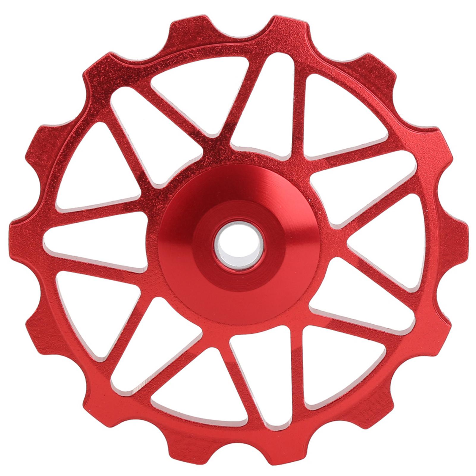

14T Красный Горный Велосипед Металлокерамические Подшипники Направляющий Ролик Заднего Переключателя Велоспорт