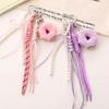Creativity Woven Rope Donut Pendant Niche Design Bag Charm Chic Car Hanging Piece Accessories Gift A408 Bag Charm