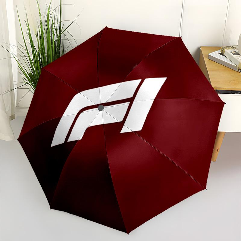 Bold Letter Design Automatic Umbrella Compact & Durable 8-Rib Design Compact Design Perfect for Outdoor Adventures Stylish Accessory