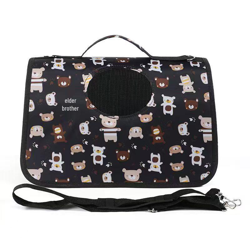 Portable Foldable Cat Carrier: Spacious, Breathable Pet Capsule for Travel