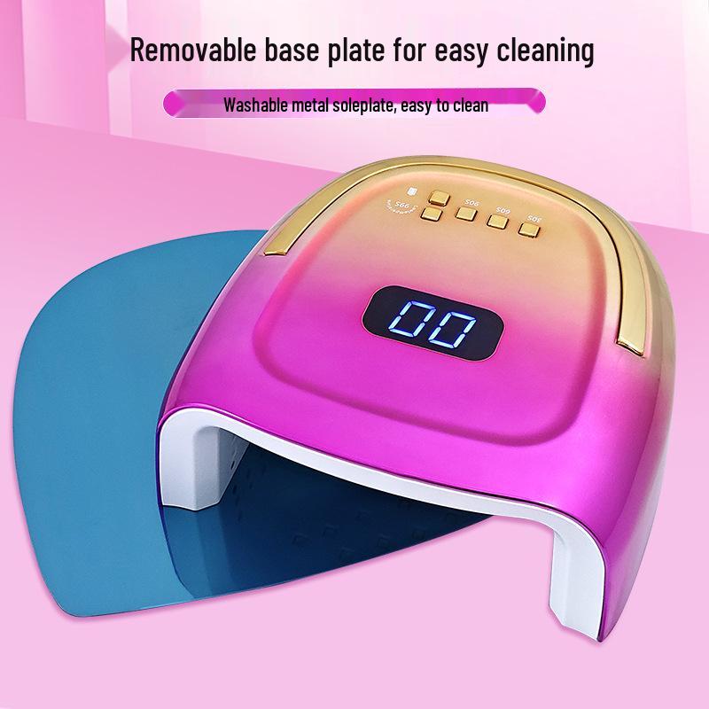 

Wireless Gradient Color Nail Dryer Lamp with Charging & Power Storage