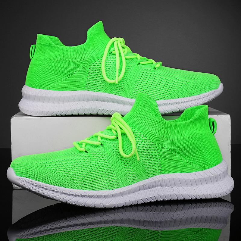 Fast Shipping Sock Shoes For Men Tenis Breathable Male Sneakers Outdoor Casual Loafers Walking Shoe Big Size47