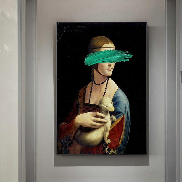 Classical European Oil Woman Canvas Fun Lips Pen Paintings Wall Abstract Landscape Wall Art Prints Posters Pictures Home Decor