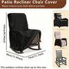 Waterproof Chair Covers Recliner Outdoor Protector Heavy Duty Furniture Cover For Patio Lawn Backyard Porch Balcony Garden