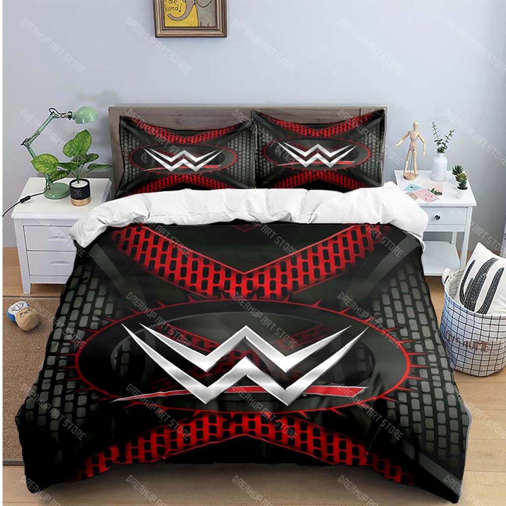 Fashion 3D Wrestling Sports W-Wwe Print Bedding Sets Bed Supplies Set Duvet Cover Bed Comforter Set Bedding Set Luxury Gift