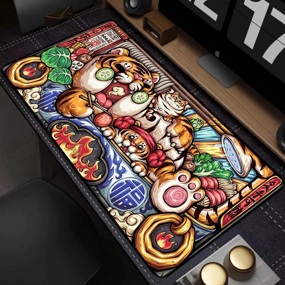 Dragon Mouse Pad Desk Mat Office Rug Mouse Mat Mause Pad Xxl totem Big Mousepepad Gaming Accessories Mausepad Deskmat 1200x600