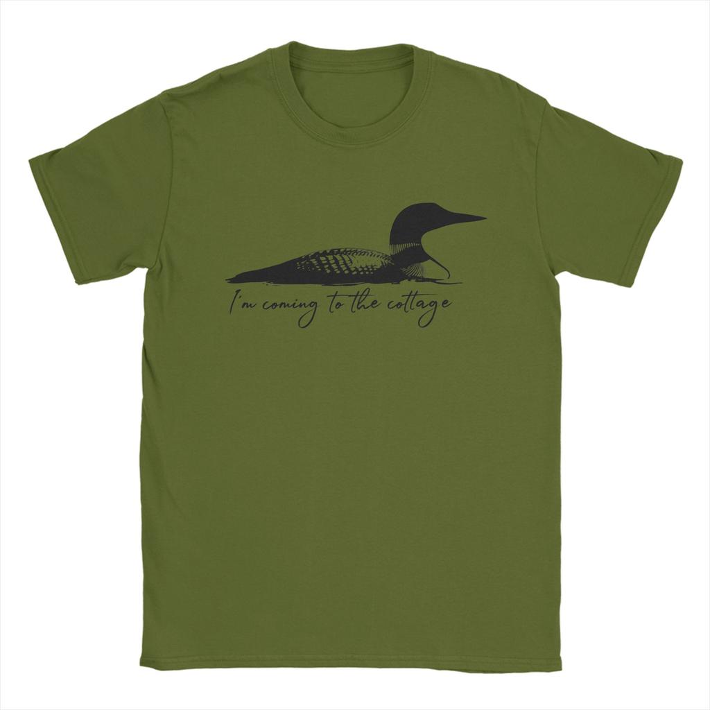 IM Coming To The Cottage T Shirts Unisex Cotton Vintage TShirts Crew Neck Heated Rivalry Tees Short Sleeve Clothing XL