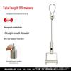 Stainless Steel Safety Cable for Hanging and Securing Signs or Lighting